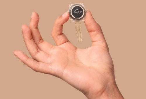 뇌에 이식하는 BCI 칩     [뉴럴링크 홈페이지. 재판매 및 DB 금지]