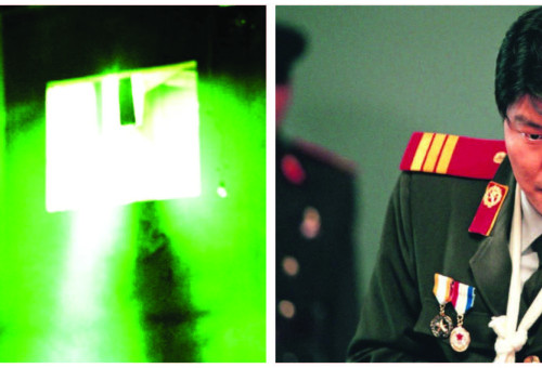 ‘복수는 나의것’(왼쪽) \\'공동경비구역 JSA\\' 속 송강호                       [명필름 제공. 한국국제교류재단 보도자료]