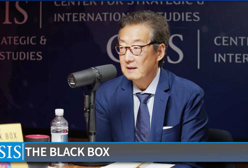 팟캐스트서 발언하는 빅터 차                          [CSIS 팟캐스트 캡처. 재판매 및 DB 금지]