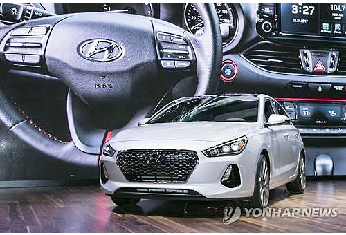 현대차 엘란트라(한국명 아반떼)                      [연합뉴스 자료사진]
