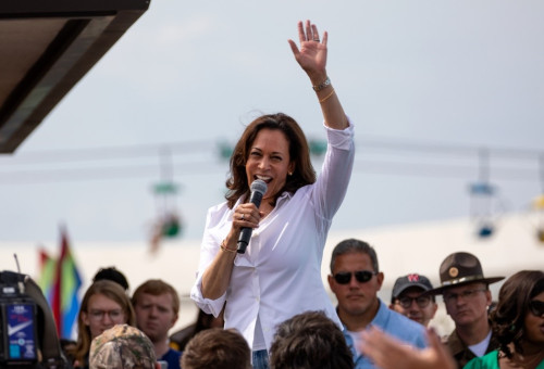 민주당 대선 후보인 해리스 부통령