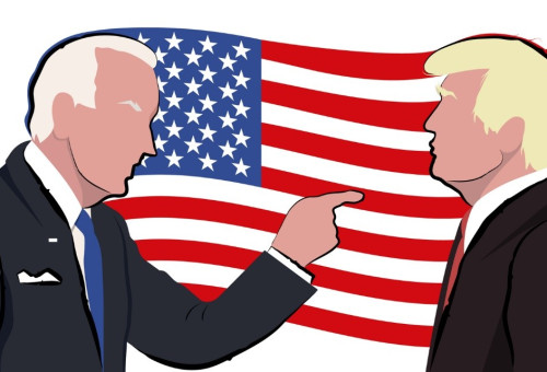 도널드 트럼프 전 대통령과 조 바이든 대통령 