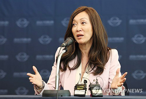 미국의 북한전문가로 활동한 수미 테리2024년 5월 29일 오후 서귀포시 제주국제컨벤션센터에서 열린 제주포럼에서 수미 테리 미 외교협회(CFR) 선임연구원이 인터뷰를 하고 있다. [연합뉴스 자료사진] 