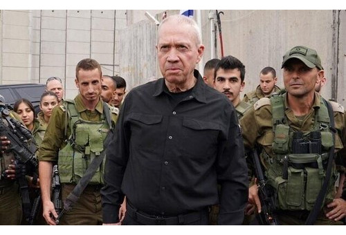 요아브 갈란트 이스라엘 국방부 장관).  [이스라엘 국방부 제공. 재판매 및 DB 금지],