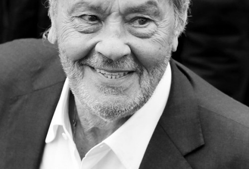 2019년 칸느 영화제에 참석한 알랑 들롱        